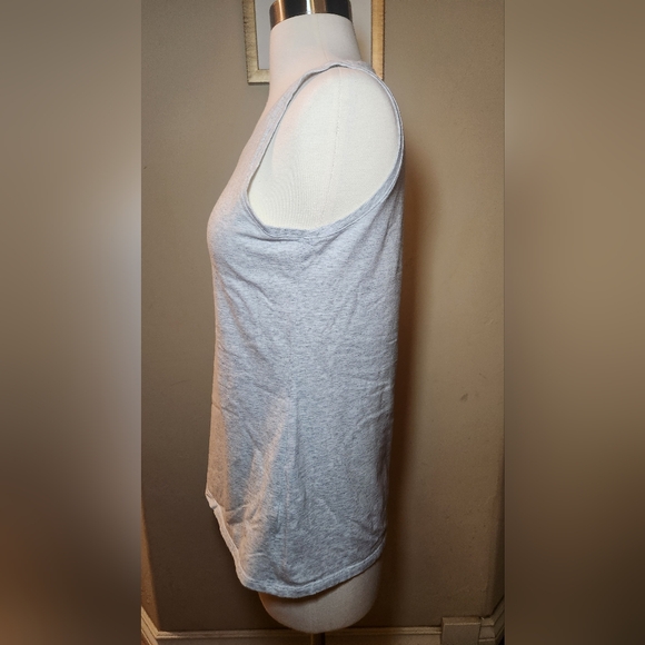 J. Jill Women's Light Gray Tank Top Size Small Pima Cotton - Picture 2 of 5